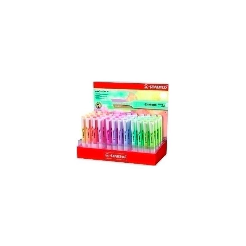 Stabilo Swing Cool Marcador Fluorescente Expositor L 48u C/Surtidos Pastel