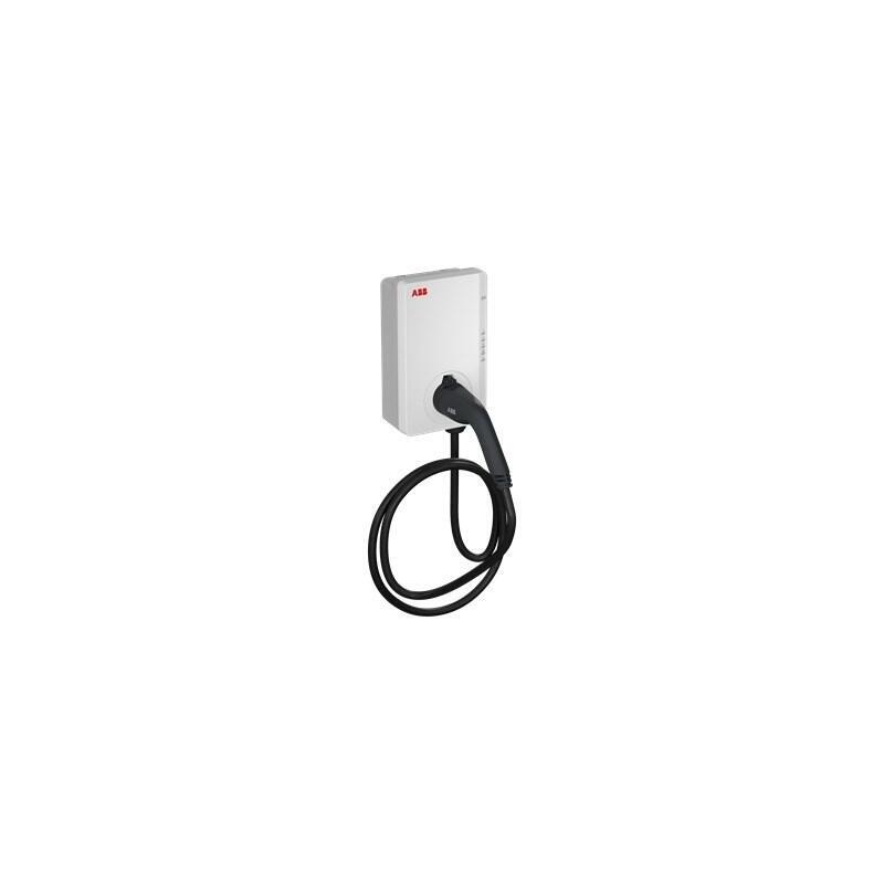 Stacja Ladowania Abb Terra Ac W22-G5-R-C-V2-0 Wallbox Typ 2, 22kw, Przewód 5m, Zasilanie Z 3 Faz/32a, Bluetooth, Wi-Fi, Ethernet, Z Czytnikiem Rfid, Modem Gsm/4g
