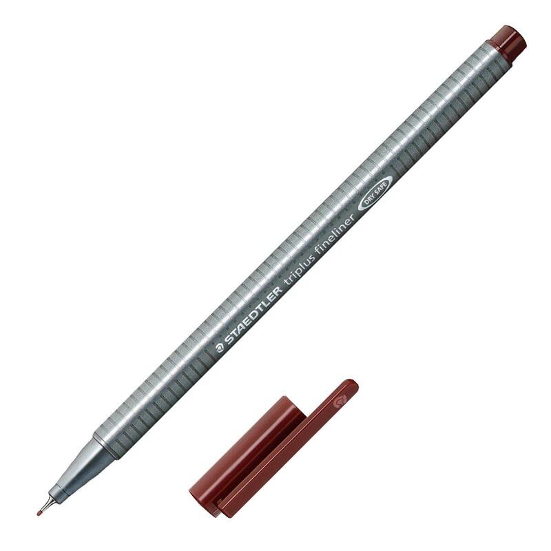 Staedtler Fineliner Triplus Rpp Marrón