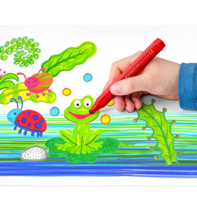 Staedtler Rotulador De Fibra Noris Junior Jumbo 6er-Set