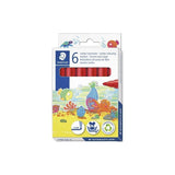 Staedtler Rotulador Noris Club Grueso Rojo Estuche 6 Ud
