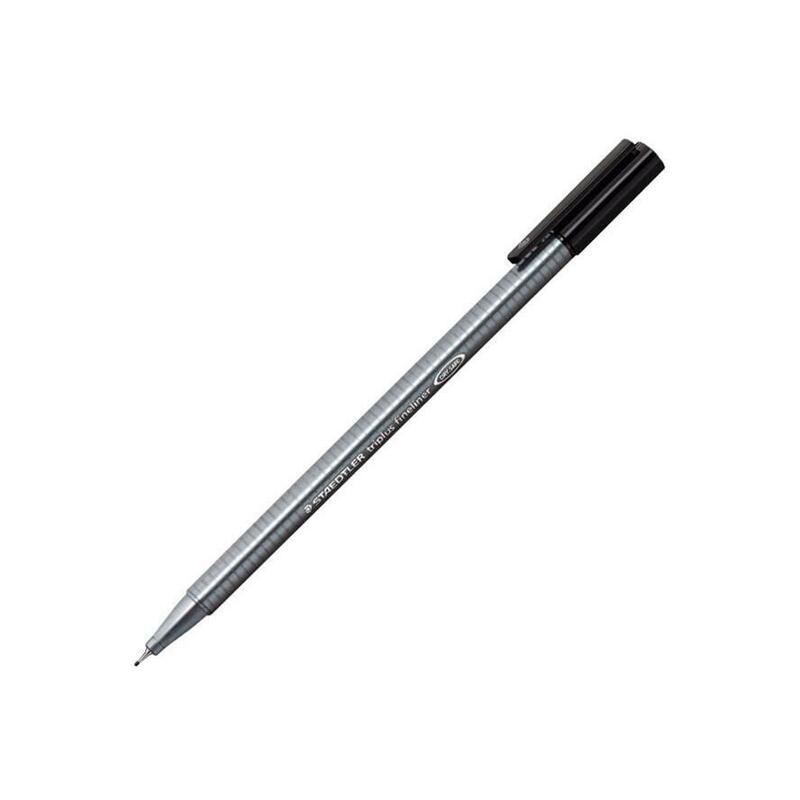 Staedtler Rotulador Punta De Fibra Triplus 334-9 Negro Trazo 0 3mm 334-9