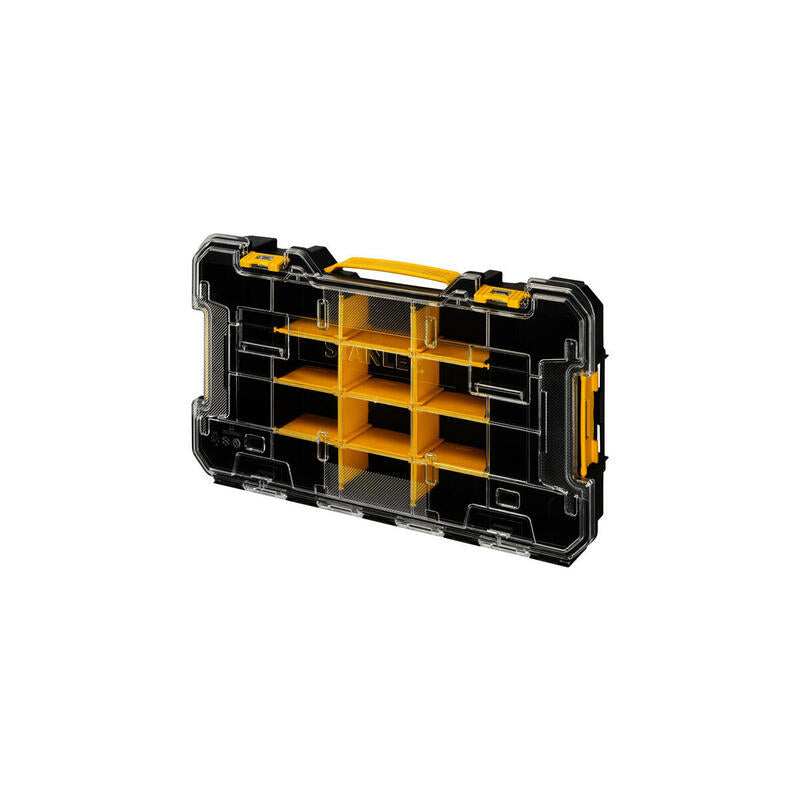 Stanley Organizador Fatmax Pro-Stack, Caja De Herramientas Negro/Transparente Fmst17838-1