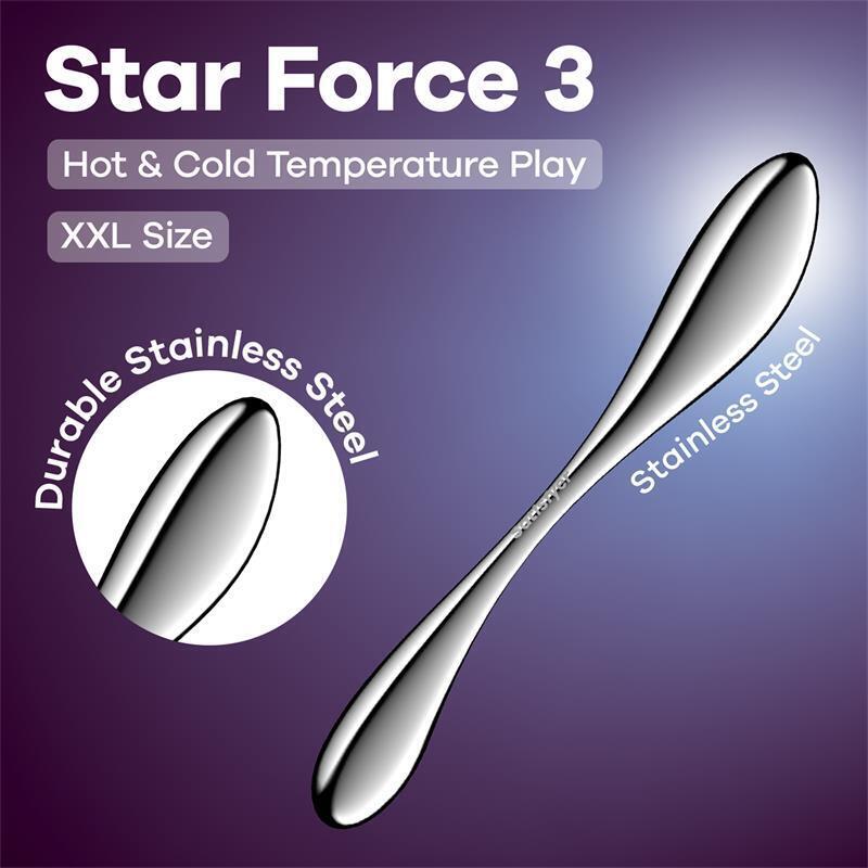 Star Force 3 Dildo De Acero Xxl