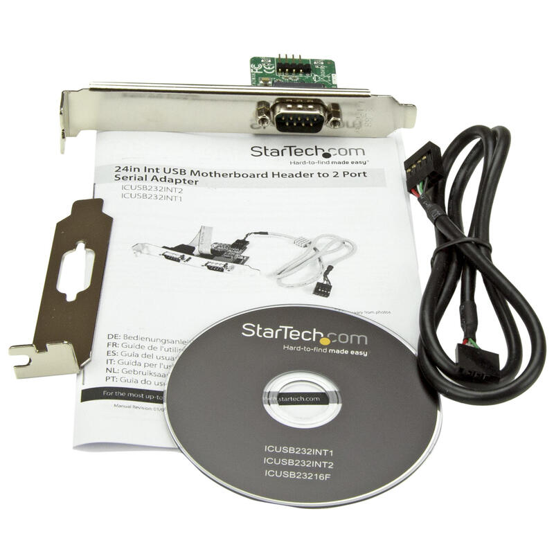 Startech Adaptador 0,6m Header Cabezal Bracket Ser