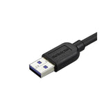 Startech Cable 0,5m Microusb3 Acodado Izquierdo