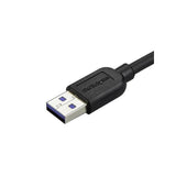 Startech Cable 0,5m Microusb3 Acodado Izquierdo