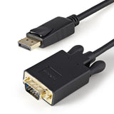 Startech Cable Conversor Displayport A Vga Activo 1080p 0.90m Negro Dp2vgamm3b