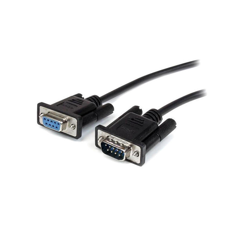 Startech Cable Serie Rs232 Db9 (Alargo) M/H 2m Negro Mxt1002mbk