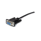 Startech Cable Serie Rs232 Db9 (Alargo) M/H 2m Negro Mxt1002mbk