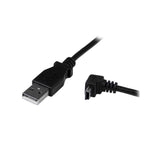 Startech Cable Usb A Mini Usb Acodado En Angulo Hacia Abajo 2m Negroâ Usbamb2md