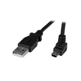 Startech Cable Usb A Mini Usb Acodado En Angulo Hacia Arriba 1m Negro Usbamb1mu