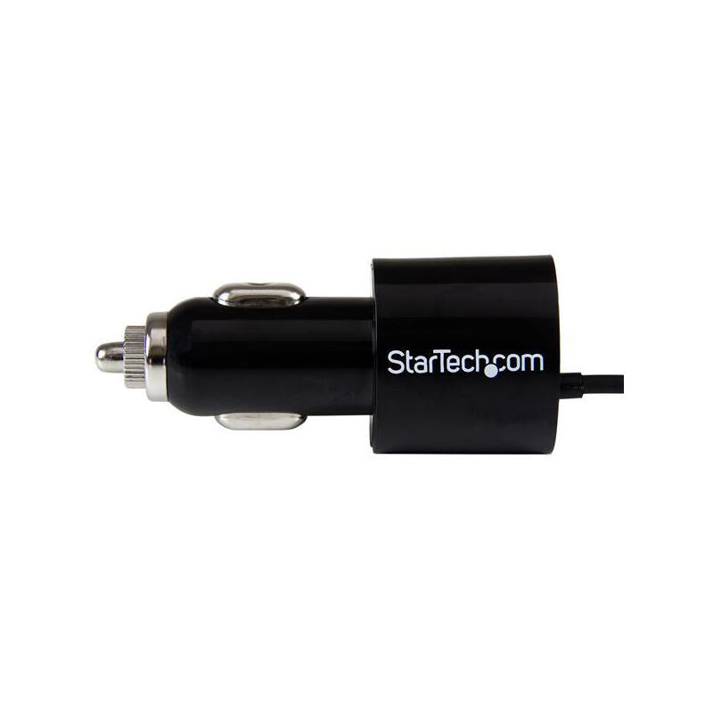 Startech Cargador Usb 2 Puertos Coche Con Cable Mi