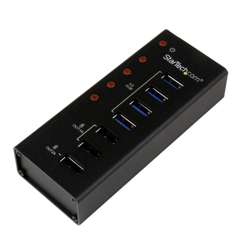 Startech Hub Concentrador Usb 3.0 4 Puertos Con 3