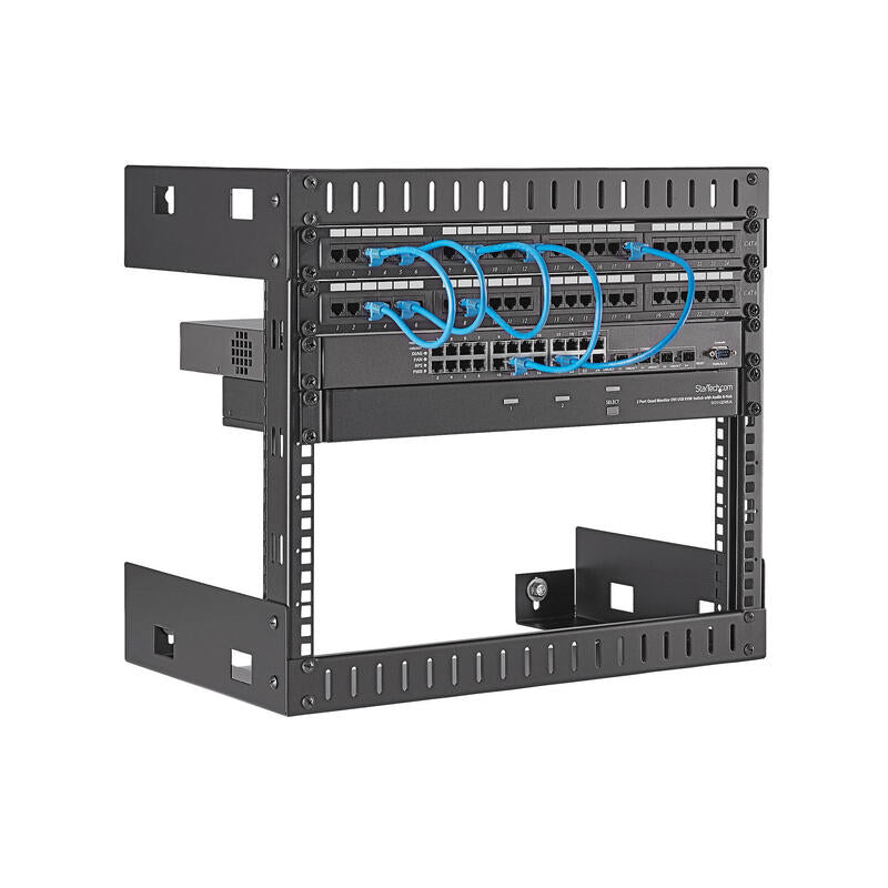 Startech Rack Acero Horizontal Marco Abierto - 8u