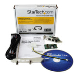 Startech Tarjeta Mini Pci Express Firewire 2 Puertos 1394b Fw800 1 Puerto 1394a Fw400 Mpex1394b3