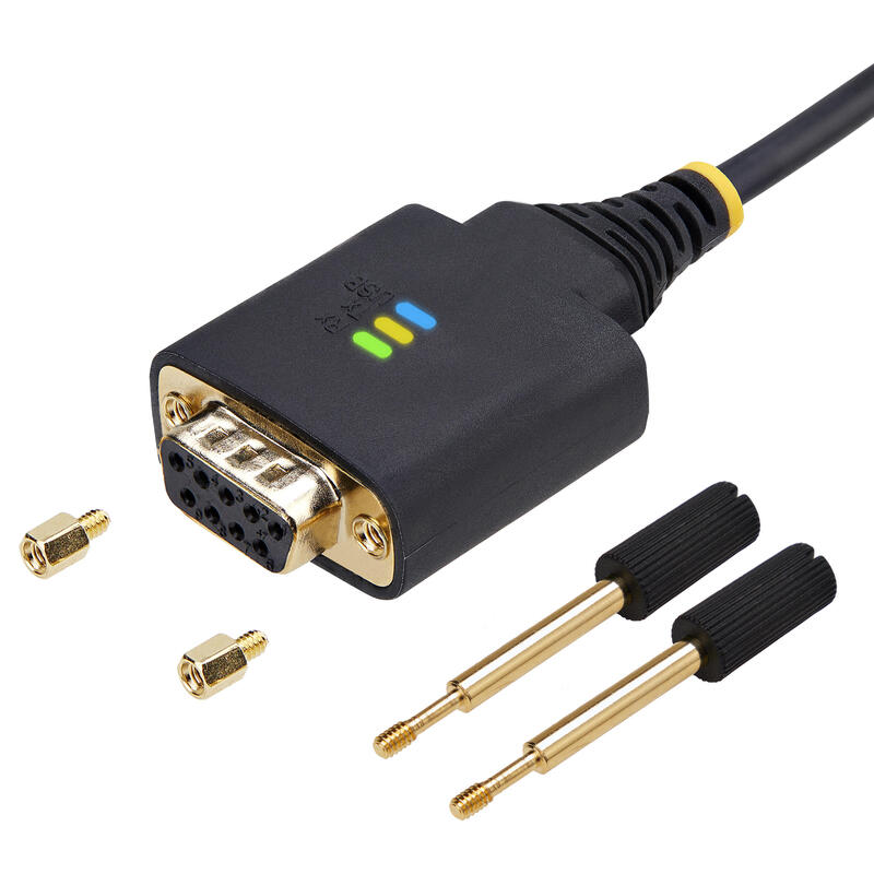 Startech.Com 1p6ffcn-Usb-Serial Cable De Serie Negro Usb Tipo A Db-9