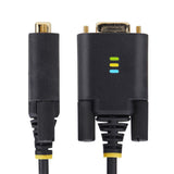Startech.Com 1p6ffcn-Usb-Serial Cable De Serie Negro Usb Tipo A Db-9