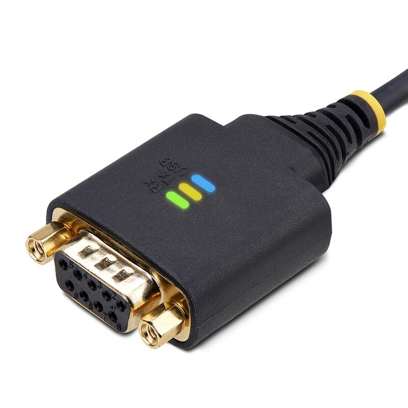 Startech.Com 1p6ffcn-Usb-Serial Cable De Serie Negro Usb Tipo A Db-9