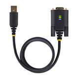 Startech.Com 1p6ffcn-Usb-Serial Cable De Serie Negro Usb Tipo A Db-9