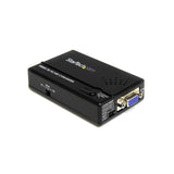Startech.Com Adaptador Conversor De S-Video - Video Compuesto Y Por Componentes Rca A Vga