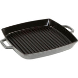 Staub Grill Pan Induction Squared 33cm Graphite Grey
