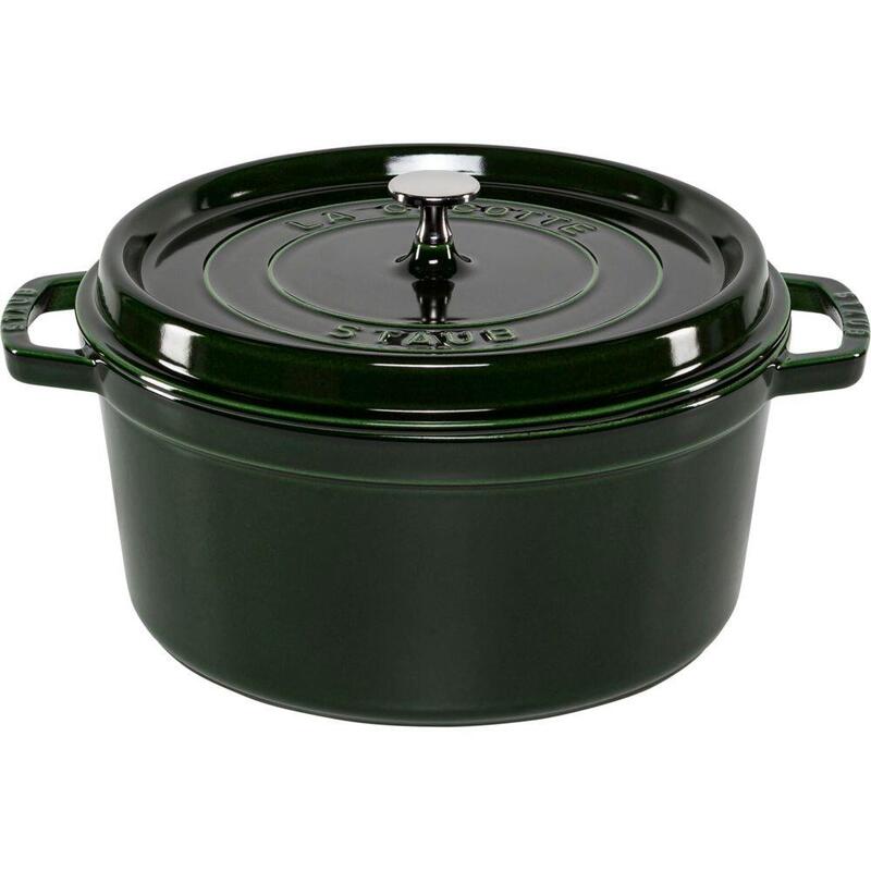Staub La Cocotte 28cm Round, Basil, Cast Iron