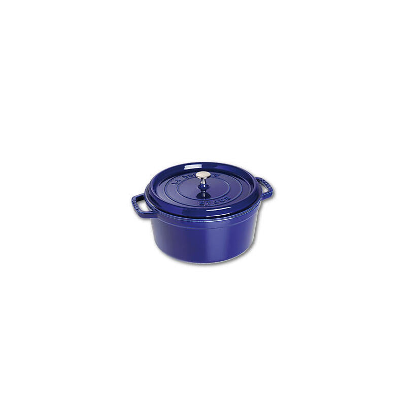 Staub La Cocotte 28cm Rund, Dunkelblau, Gusseisen
