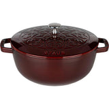 Staub La Marmite 24cm Rund, Grenadine, Gusseisen