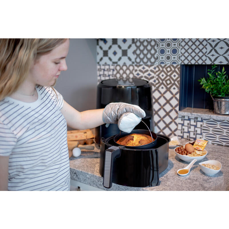 Steba Hf 5000 Xl Freidora De Aire Caliente 5,2 L Sencillo Negro Independiente 1800 W