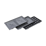 Steba Multi-Snack Maker 3in1 Sg 55, Sandwichera Negra, 1.100 W, Con 3 Juegos De Platos 186500