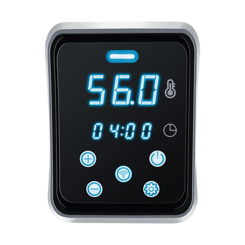 Steba Sous-Vide Garer Rod Sv 80 Wifi Acero Inoxidable/Antracita, 800 W, Wlan 05-18-00