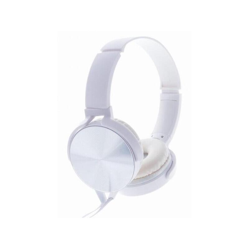 Stereo Headphones Wit Mi C Rebeltec Montana Whit