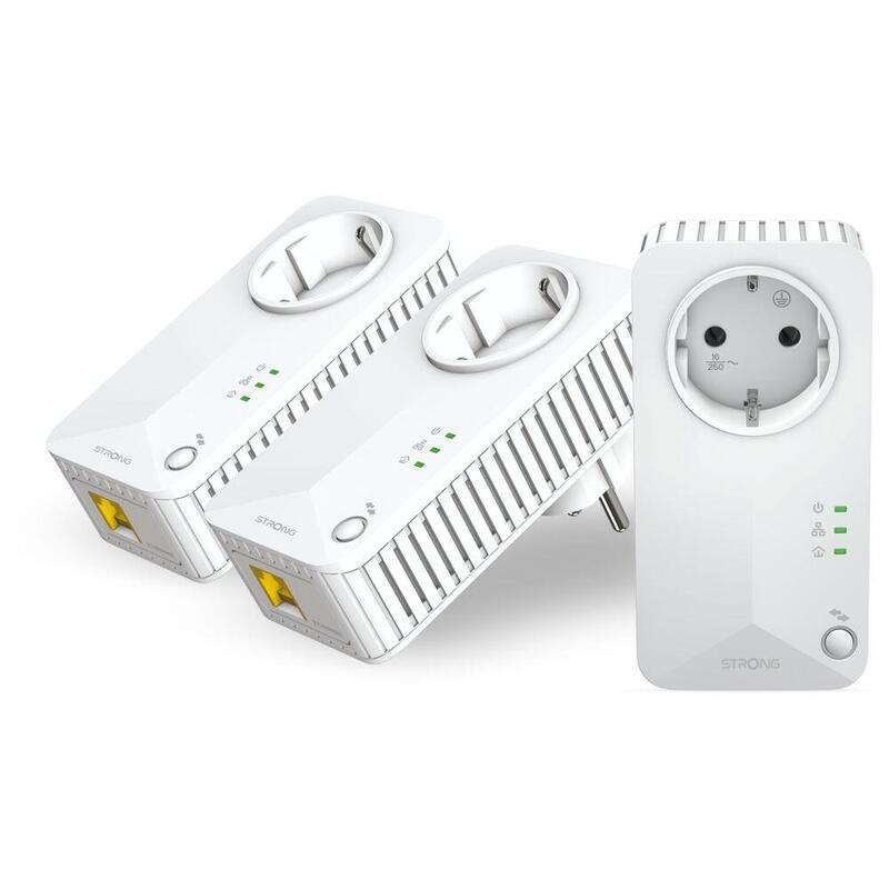 Strong Powerline 600 Triple Pack Eu V2 600 Mbit/S Ethernet Blanco 3 Pieza(S)