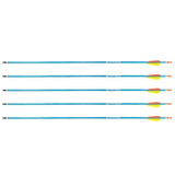 Poe Lang Target 30" D-016-Bflechas De Aluminio 5 Piezas Azul