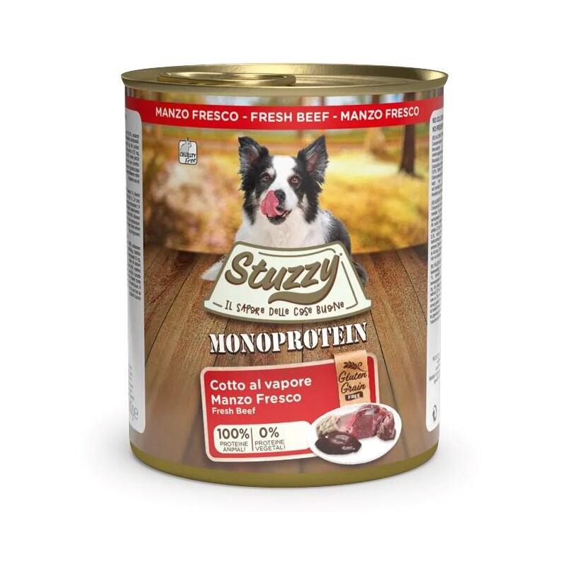 Stuzzy Monoprotein Beef - Wet Dog Food - 800g