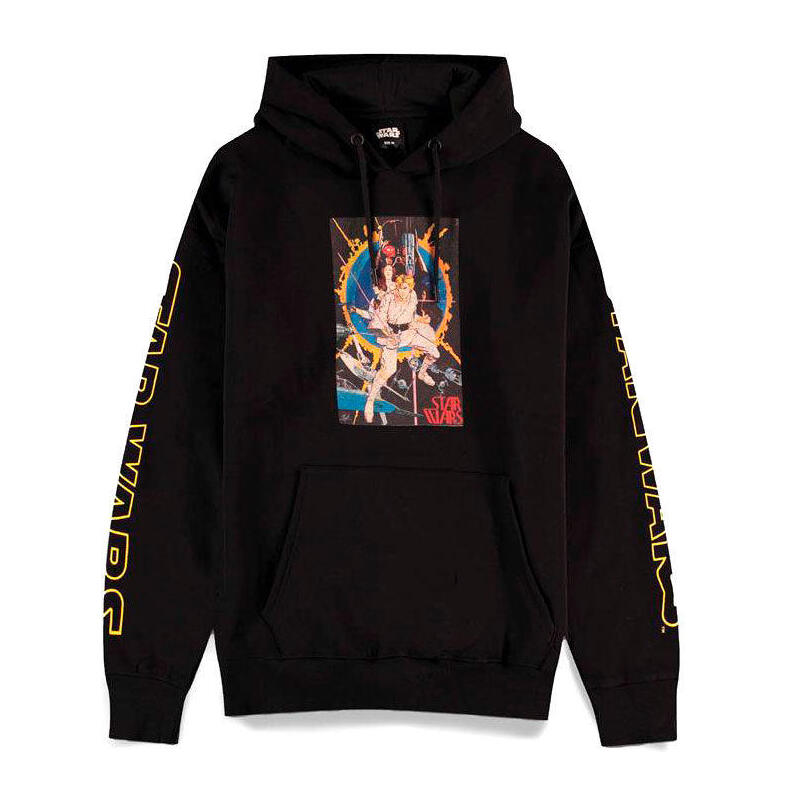 Sudadera Capucha Vintage Poster Star Wars Talla Xl