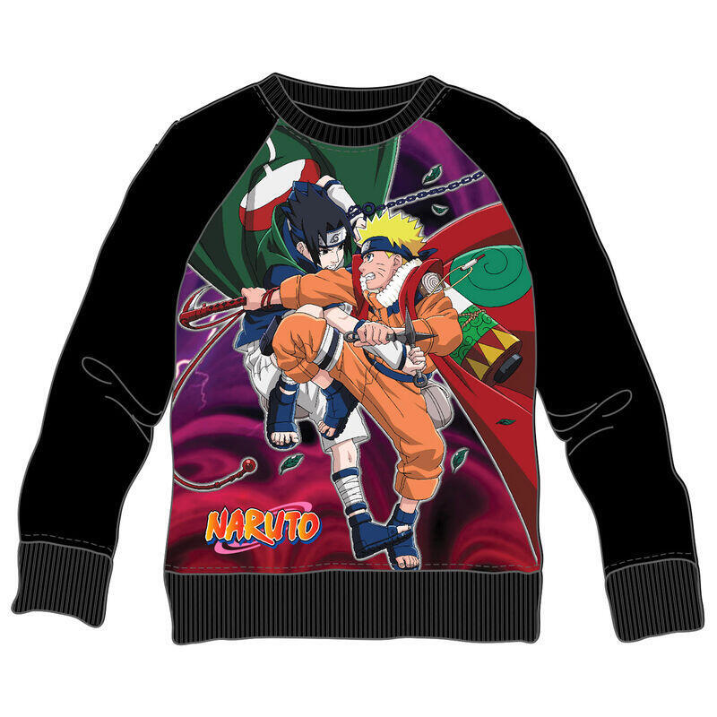 Sudadera Naruto Sasuke Fight Naruto Infantil Talla 6
