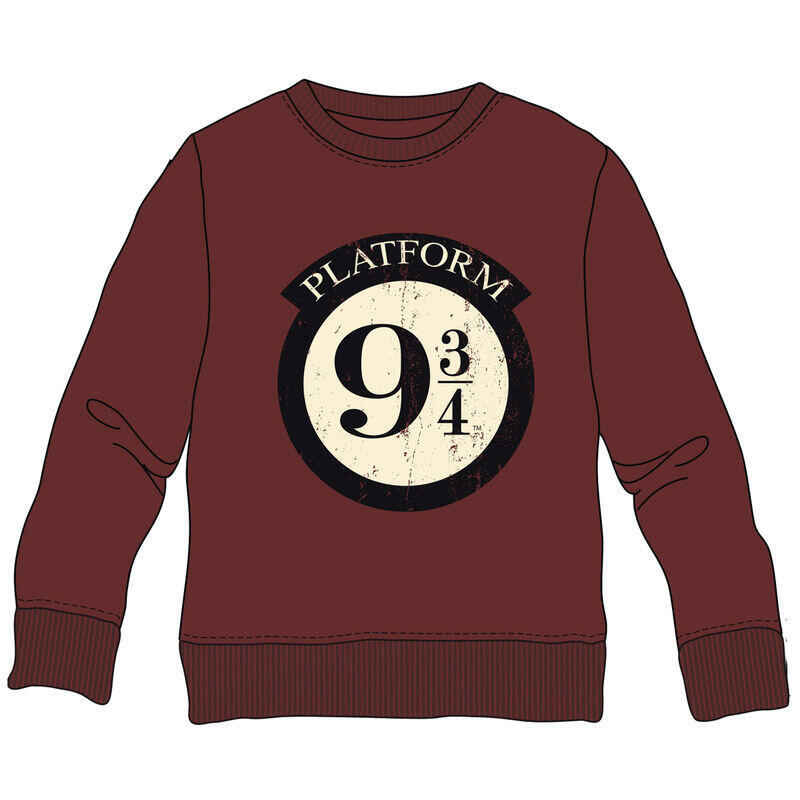 Sudadera Platform 9 3/4 Harry Potter Infantil Talla 12