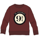 Sudadera Platform 9 3/4 Harry Potter Infantil Talla 12