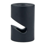 Sujetacables De Plástico, Cilíndrico, En V, Negro, 5 Uds