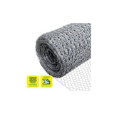 Sungarden Malla Gallinero Hexagonal 13x0.7mm 1x50m - Gris