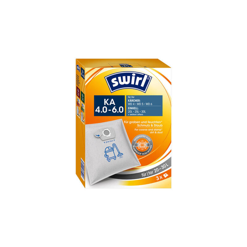 Melitta Staubsaugerbeutel Ka 4.0-6.0  Kärcher/ Einhell (20-30 Liter) 224081
