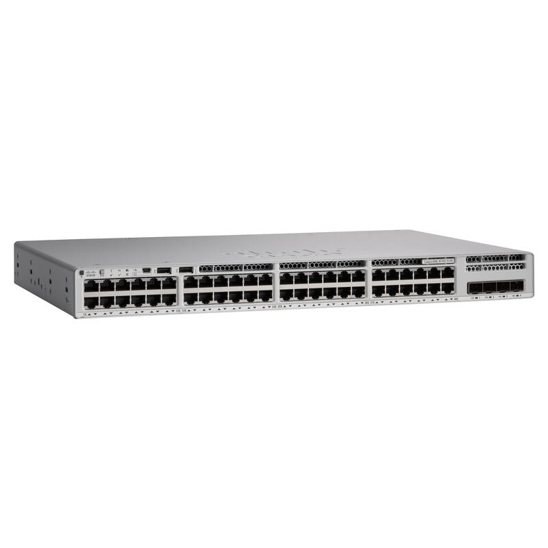 Switch Cisco Catalyst 9200l Network Essentials Conmutador L3 Gestionado 48 X 10/100/1000 (Poe+) + 4 X 10 Gigabit Sfp+ Montaje En Rack Poe+