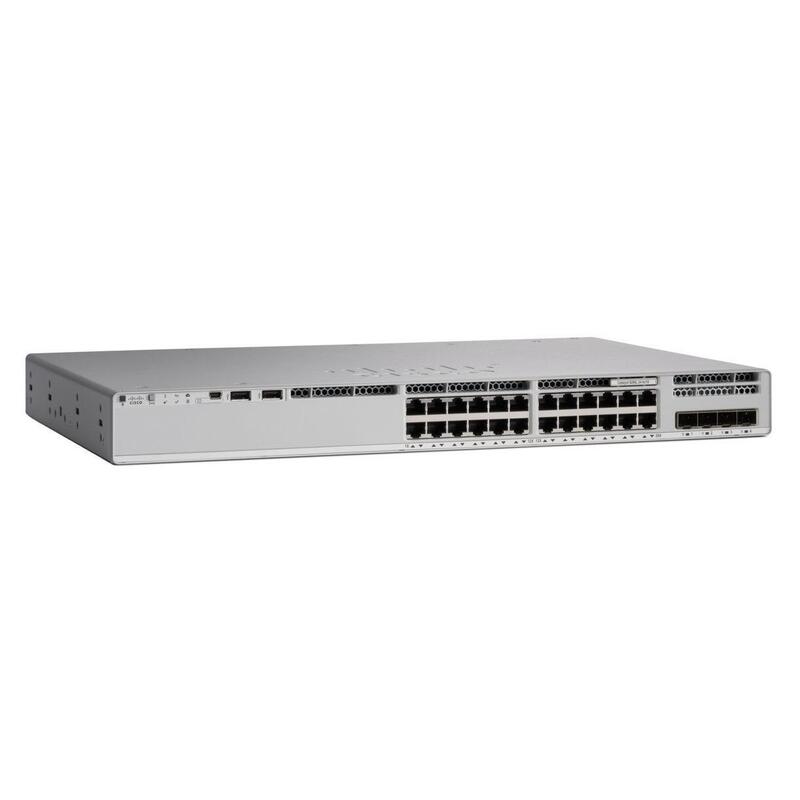Switch Cisco Catalyst 9200l Network Essentials Conmutador L3 Gestionado 8 X 100/1000/2.5g/5g/10gbase-T + 16 X 10/100/1000 (Poe+) X 10 Gigabit Sfp+ (Enlace De Subida) Montaje En Rack Poe+ (740 W)
