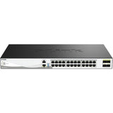 Switch Gestionable D-Link Dxs-3130-28 E 24 Puertos Rj-45 10gbps Sfp Poe