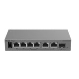 Switch Gestionable L2 Ruijie Rg-Es207gs-Hp 7p 6xrj45 Gb 1xsfp Ge 4xpoe(2xpoe++) 120w