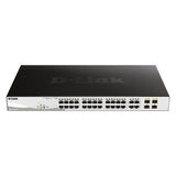 Switch Gestionado D-Link Dgs-1210-24p 24 Puertos Rj-45 10 100 1000 Poe Sfp