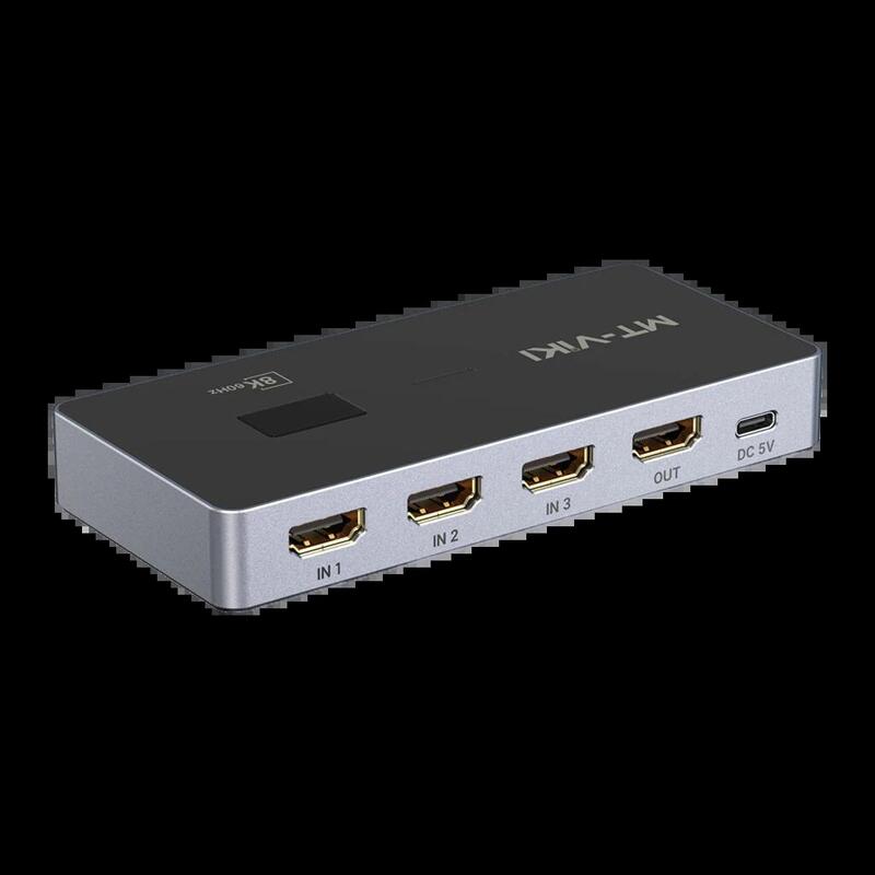 Switch Hdmi 2.1 3 Puertos 8k 60hz 3x1