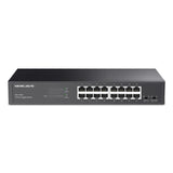 Switch Mercusys Ms116gs 16p 16xrj45 1gbps Carcasa Metalica Enrackable